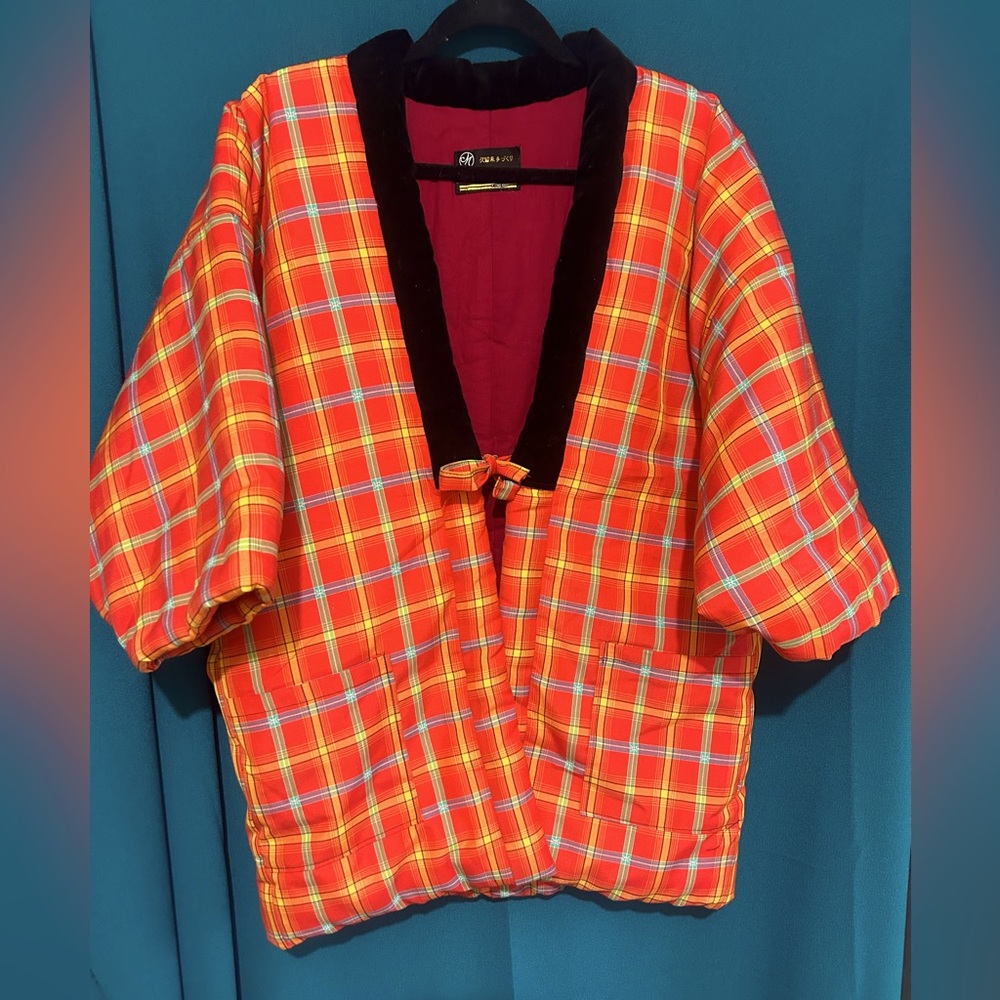 Rare Hanten Japanese, kimono style, winter jacket